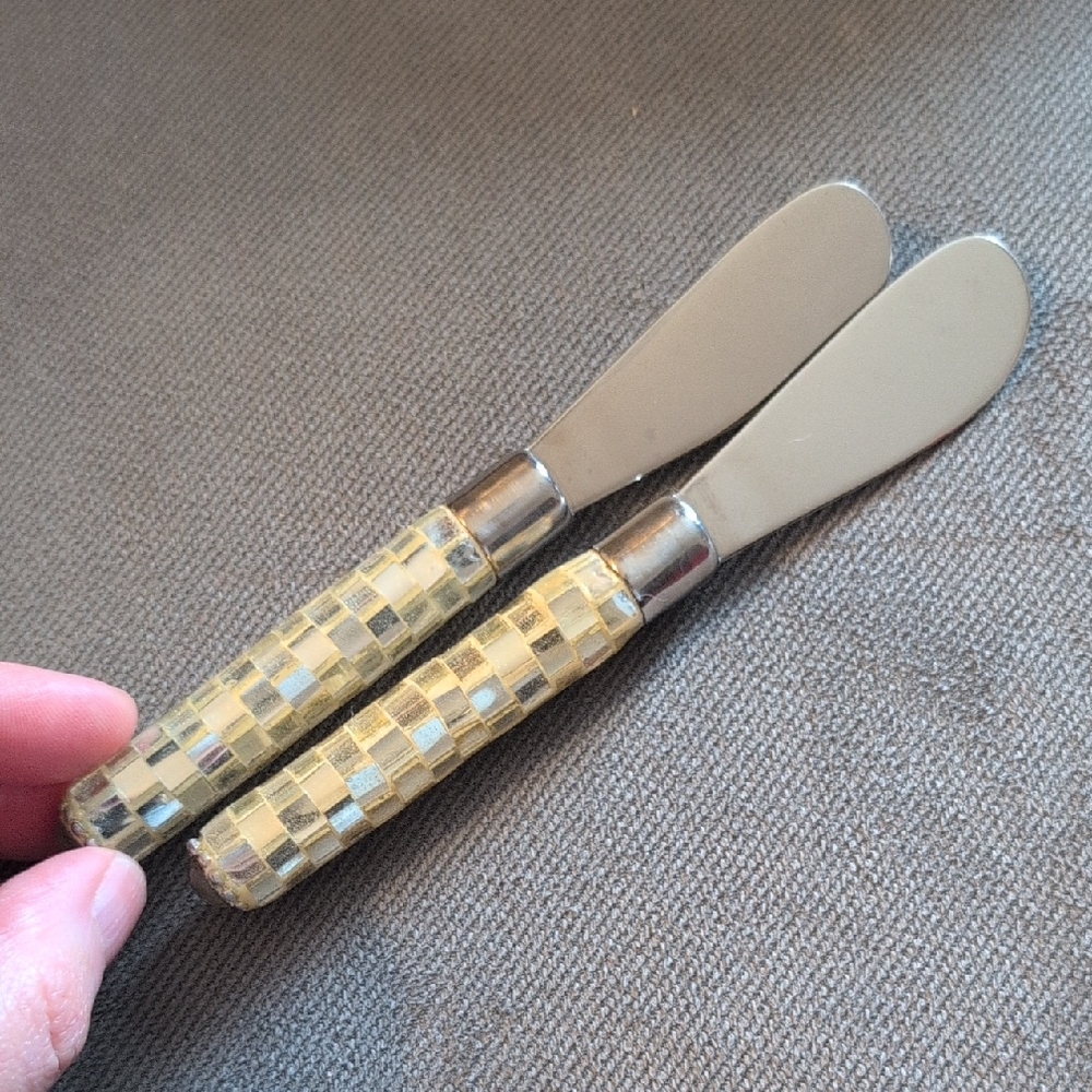 Pier 1 Silver Mosaic Spreaders